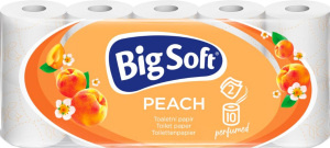 Big Soft broskev 2vrstvý toaletní papír 10 rolí