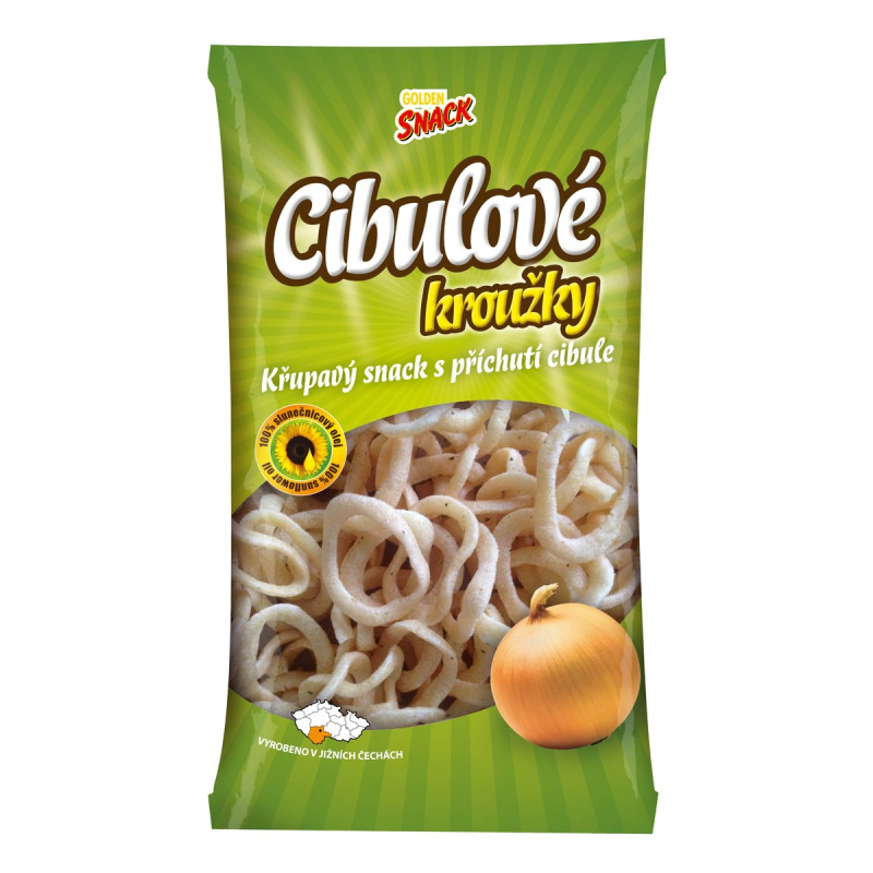 Golden snack Cibulové kroužky