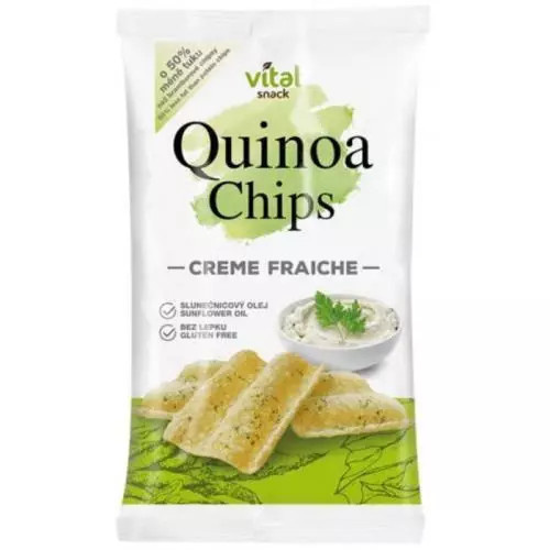 Vital Snack Quinoa Chips Creme fraiche