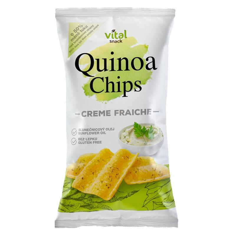 Vital Snack Quinoa Chips Creme fraiche