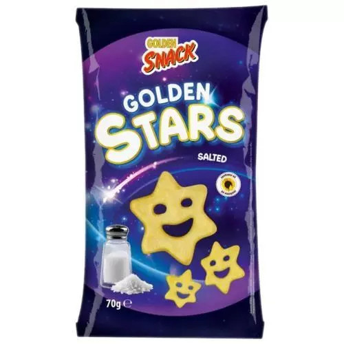 Golden Snack golden stars sůl 70g