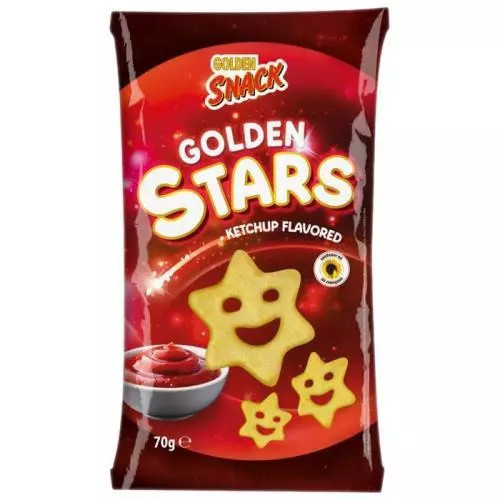 Golden Snack golden stars kečup 70g