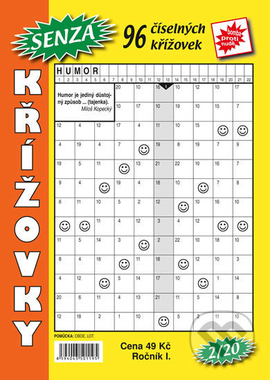 Senza křížovky 2/2020 (96 číselných křížovek) - kniha z kategorie Švédské křížovky pro dospělé