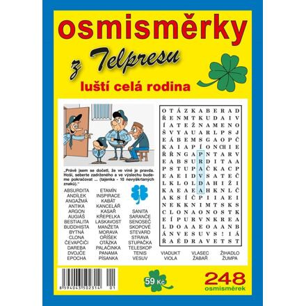 Osmisměrky z Telpresu luští celá rodina 2/2024 - 248 osmisměrek