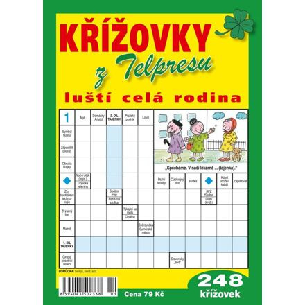 Křížovky z Telpresu luští celá rodina - 248 křížovek 2/2024