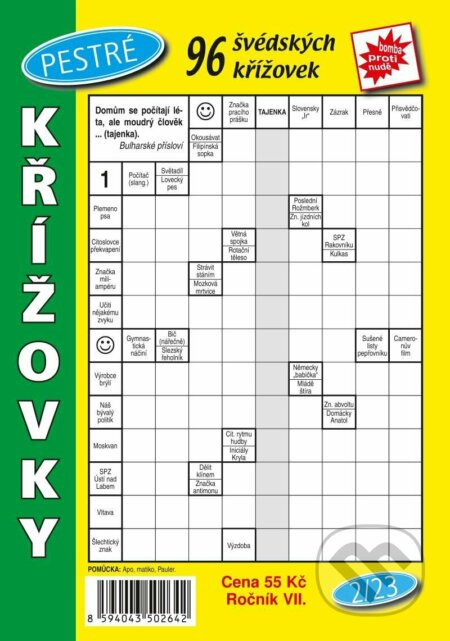 Pestré křížovky 2/2023 - kniha z kategorie Švédské křížovky pro dospělé