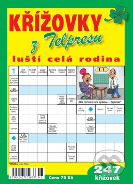 Křížovky z Telpresu luští celá rodina - 247 křížovek 2/2025