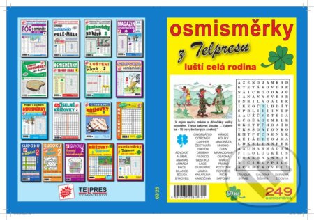 Osmisměrky z Telpresu luští celá rodina 2/2025 - 249 osmisměrek