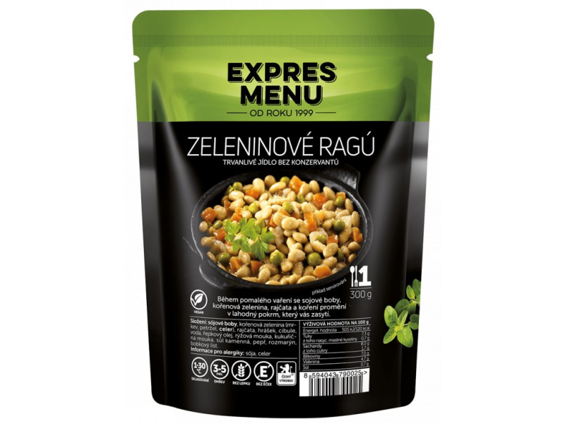 Zeleninové ragú EXPRES MENU (1 porce)