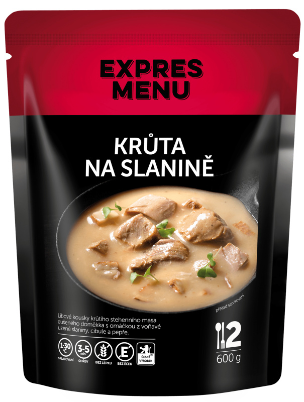 Krůta na slanině EXPRES MENU (2 porce)