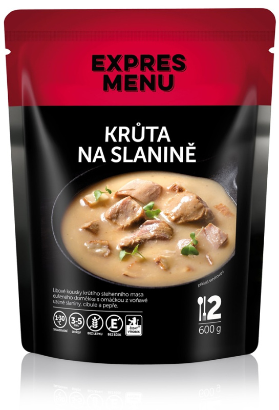 Krůta na slanině EXPRES MENU (2 porce)