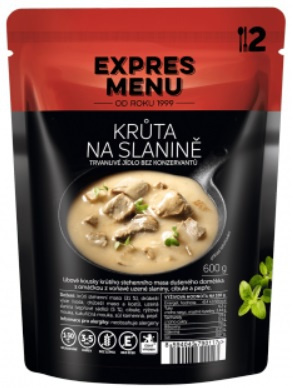 Krůta na slanině EXPRES MENU (2 porce)