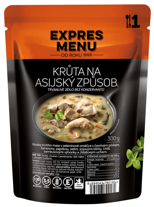 Krůta na asijský způsob EXPRES MENU (1 porce)