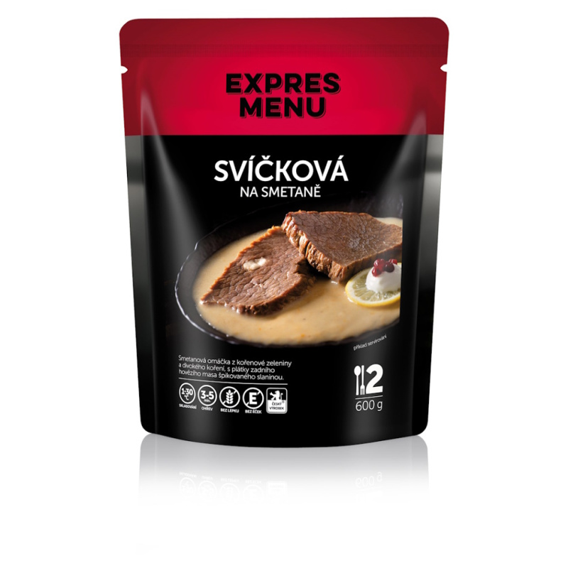 Svíčková na smetaně EXPRES MENU (2 porce)