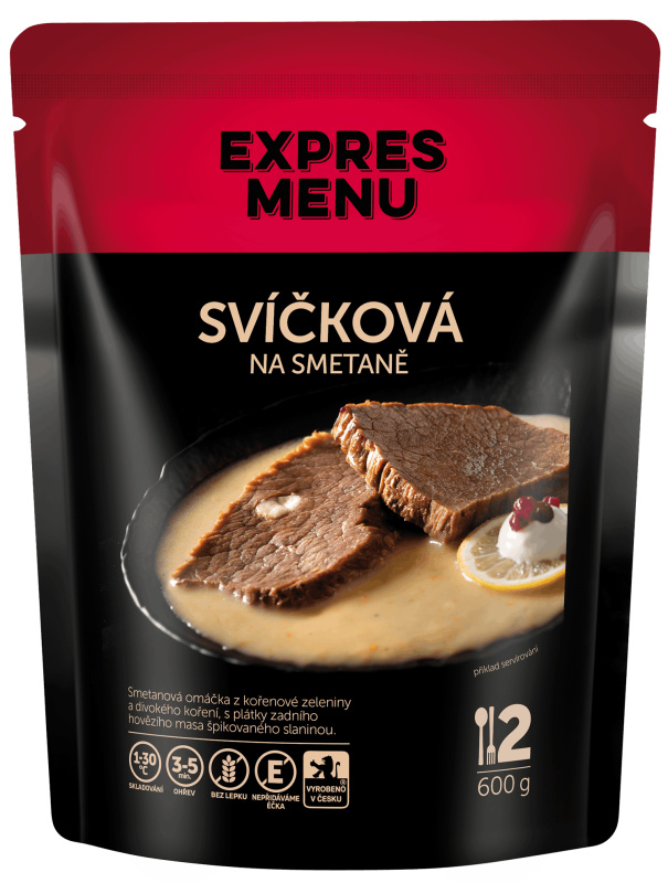 Svíčková na smetaně EXPRES MENU (2 porce)
