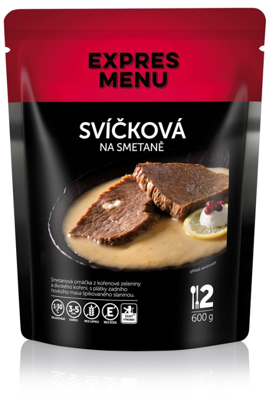 Svíčková na smetaně EXPRES MENU (2 porce)