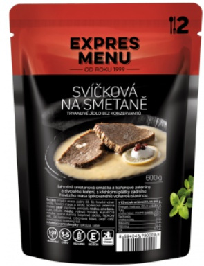 Svíčková na smetaně EXPRES MENU (2 porce)