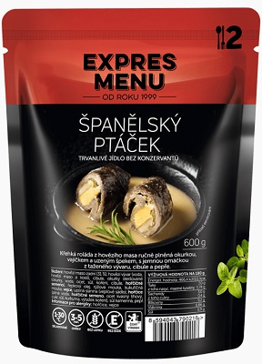 Španělský ptáček EXPRES MENU (2 porce)