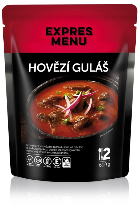 Hovězí guláš EXPRES MENU (2 porce)