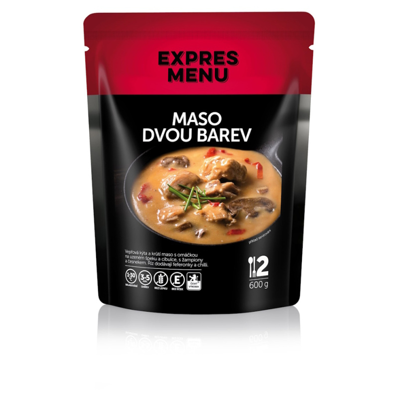Maso dvou barev EXPRES MENU (2 porce)