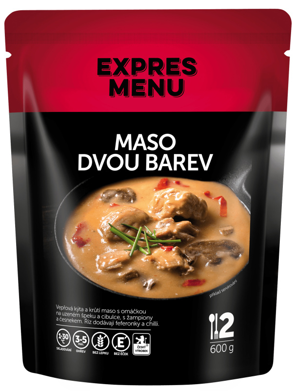 Maso dvou barev EXPRES MENU (2 porce)