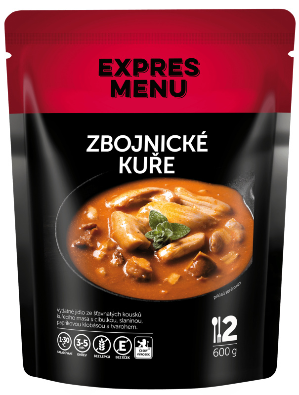 Zbojnické kuře EXPRES MENU (2 porce)