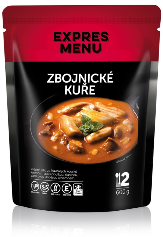Zbojnické kuře EXPRES MENU (2 porce)