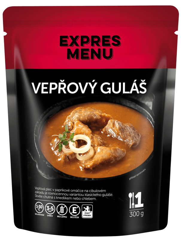 Vepřový guláš EXPRES MENU (1 porce)