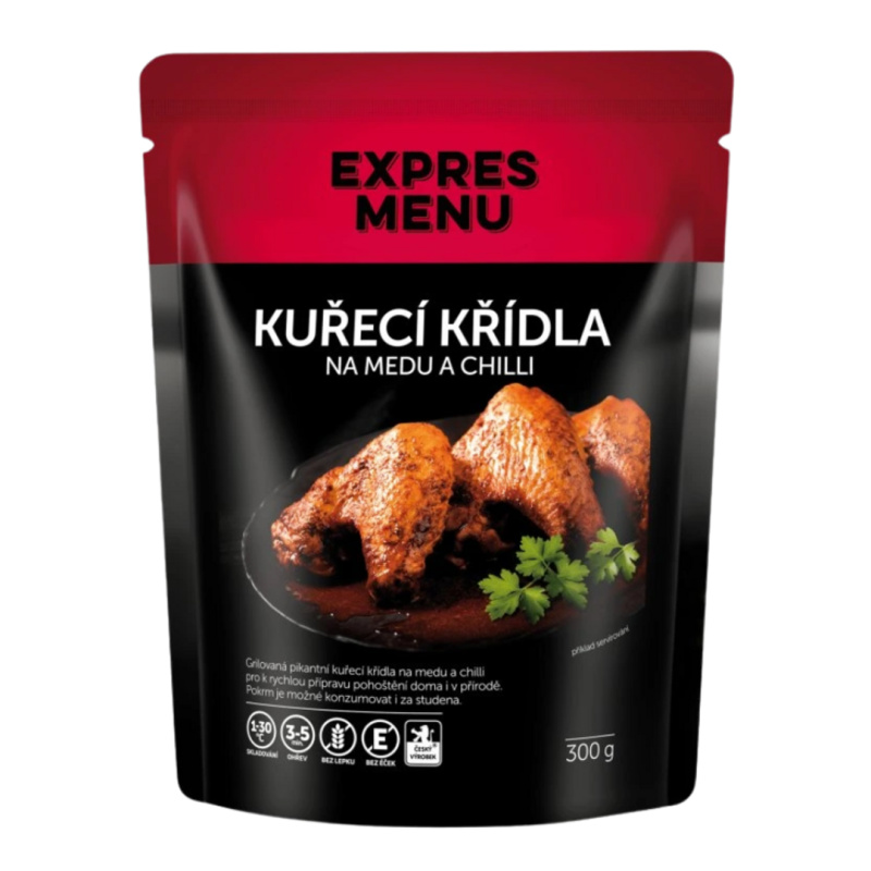 Expres menu Kuřecí křídla na medu a chilli 300g