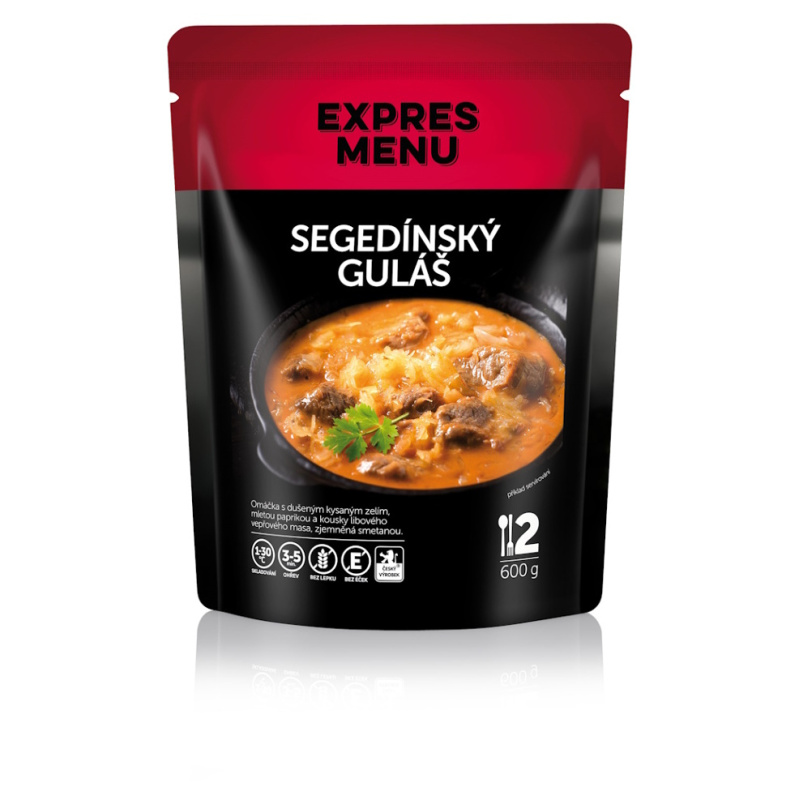 Segedínský guláš EXPRES MENU (2 porce)