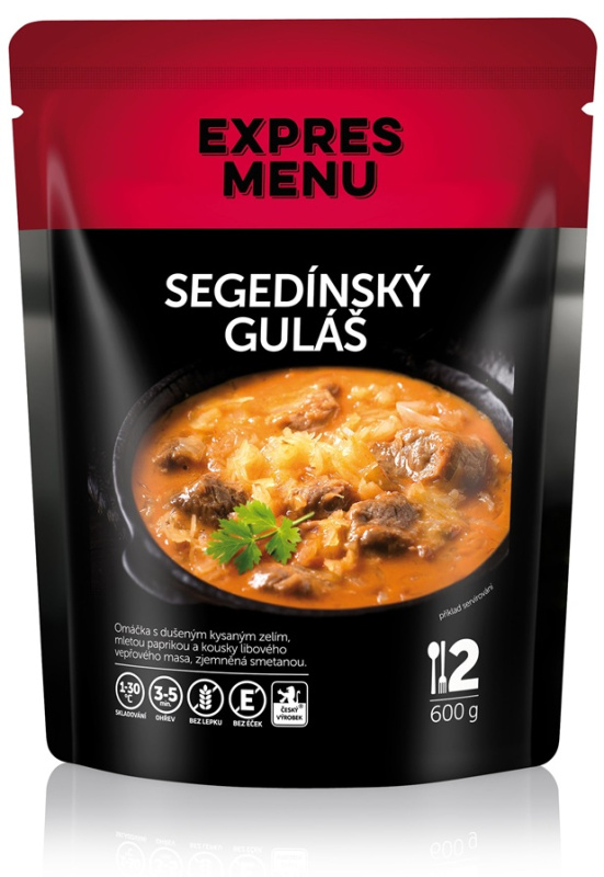 Segedínský guláš EXPRES MENU (2 porce)