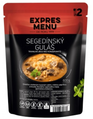 Segedínský guláš EXPRES MENU (2 porce)