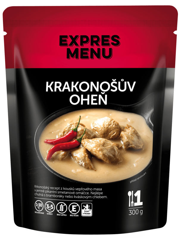 Krakonošův oheň EXPRES MENU (1 porce)