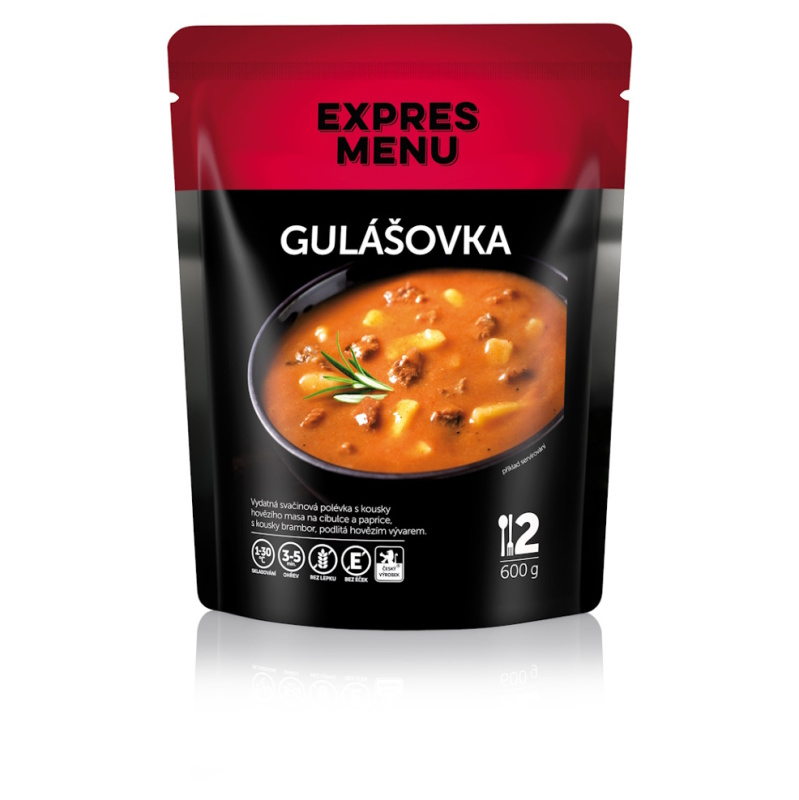 Gulášová polévka EXPRES MENU (2 porce)