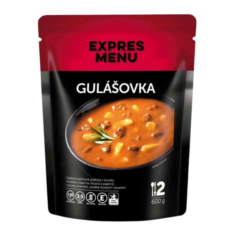 Gulášová polévka EXPRES MENU (2 porce)