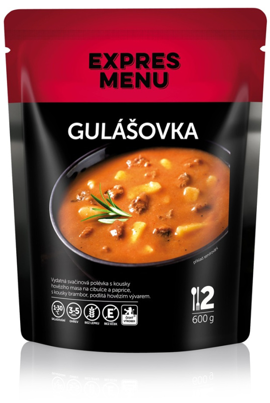 Gulášová polévka EXPRES MENU (2 porce)