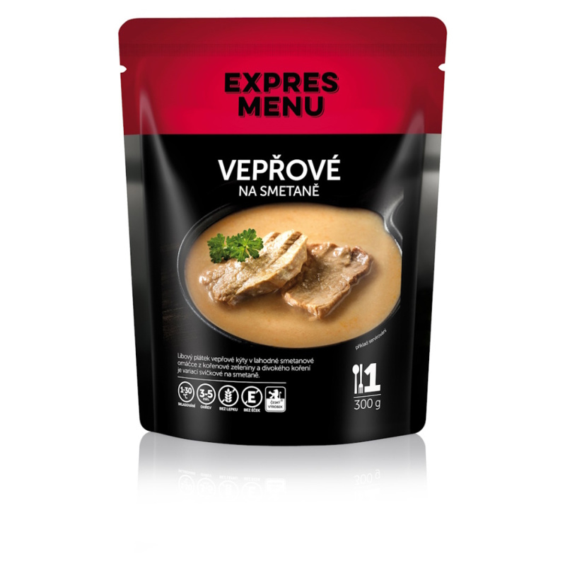 Vepřové na smetaně EXPRES MENU (1porce)