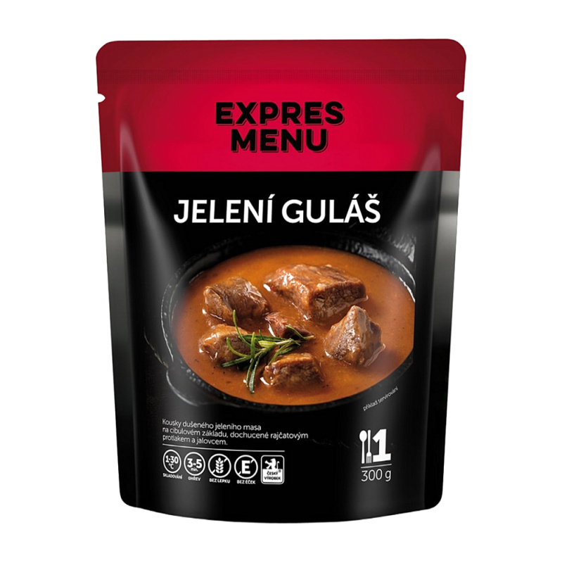 Jelení guláš EXPRES MENU (1 porce)
