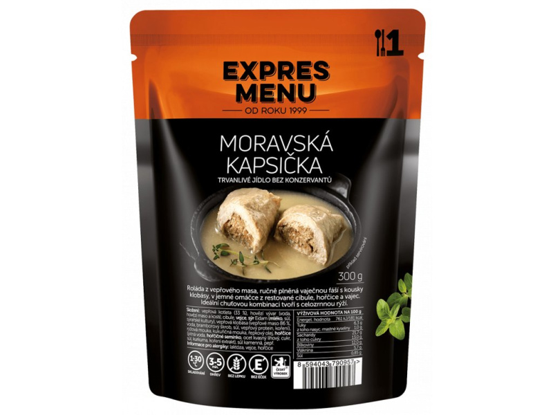 Moravská kapsička EXPRES MENU (1 porce)