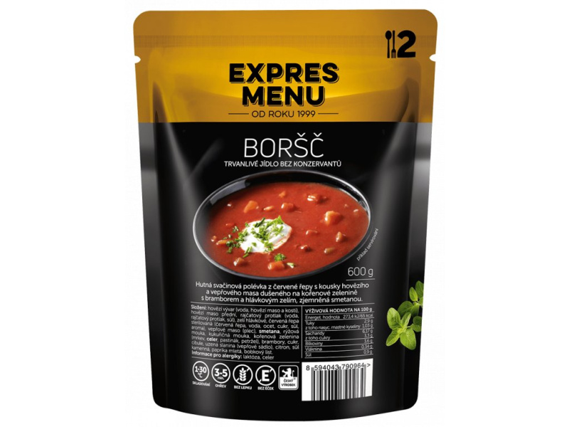 Boršč EXPRES MENU (2 porce)