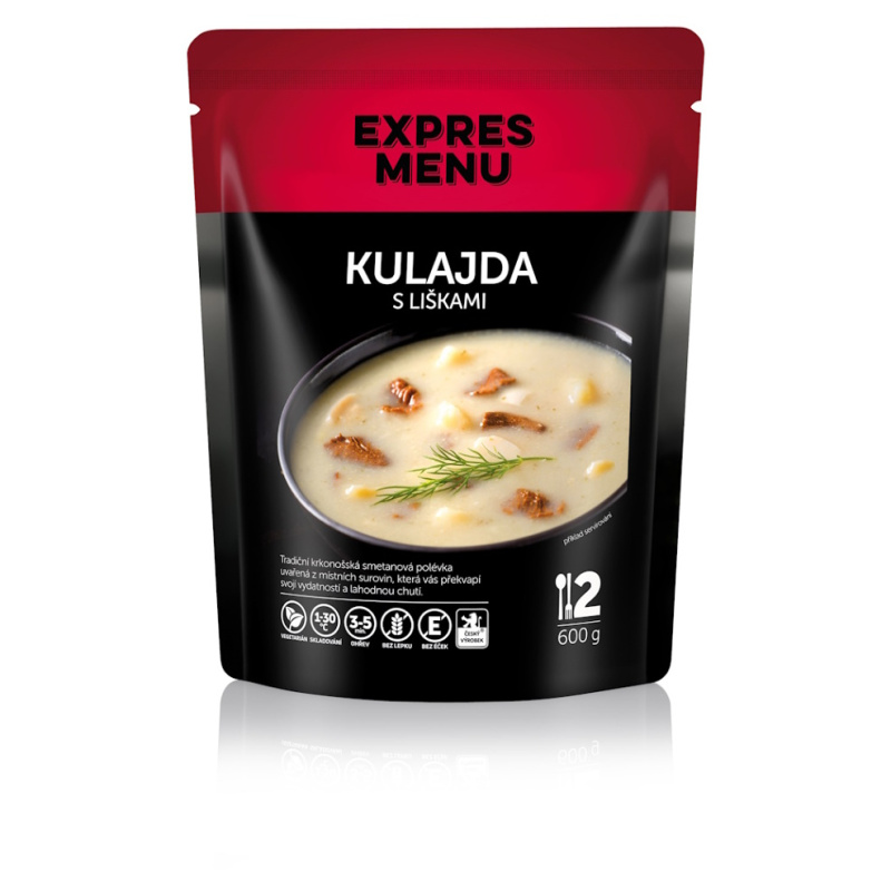 EXPRES MENU Kulajda s liškami (2 porce 600g)