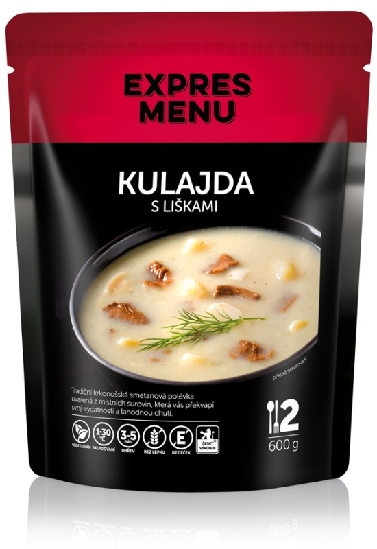 EXPRES MENU Kulajda s liškami (2 porce 600g)