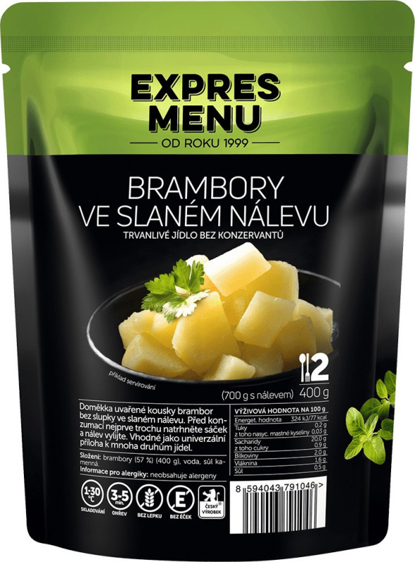 Brambory ve slaném nálevu EXPRES MENU (2 porce)