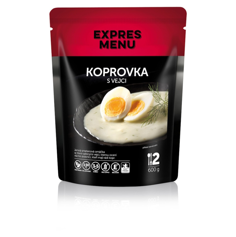 EXPRES MENU Koprovka s vejci (2 porce 600g)