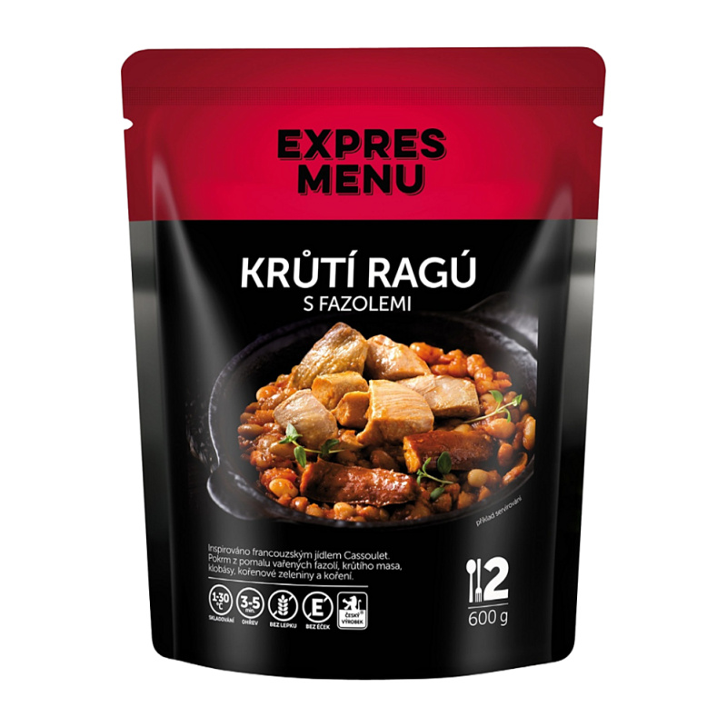 Expres menu Krůtí ragú s fazolemi 600 g