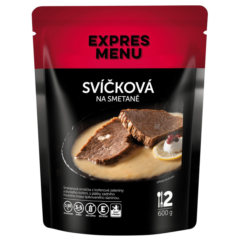 Expres Menu Svíčková na smetaně (2 porce)