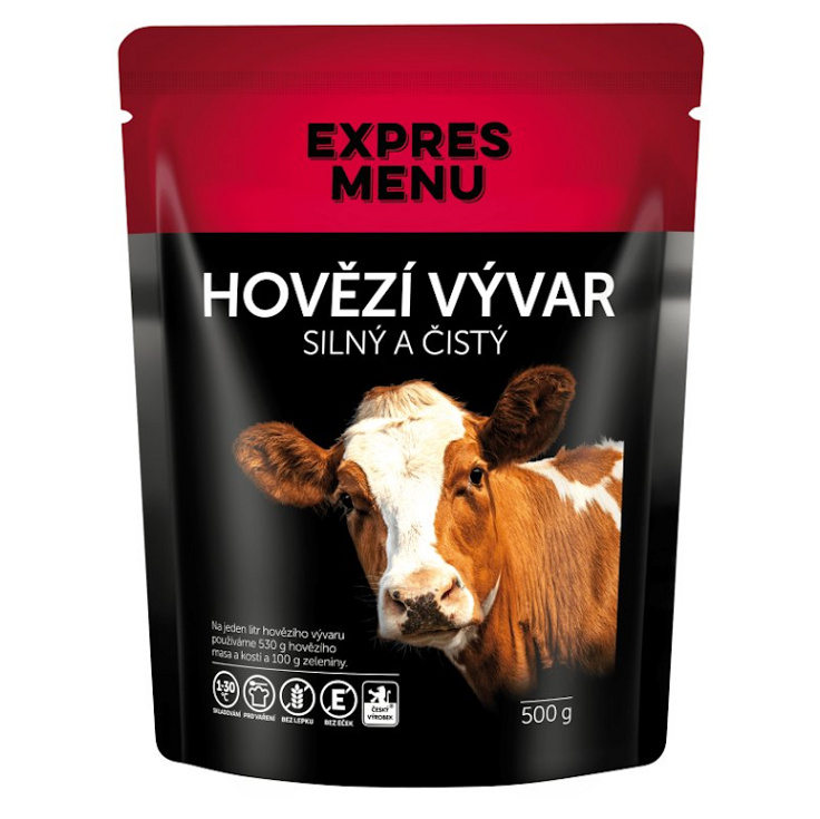 Hovězí vývar EXPRES MENU (2 porce)