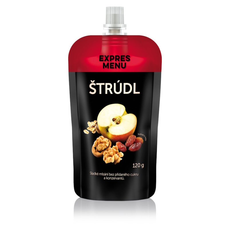 Svačinkový mls štrúdl EXPRES MENU (120 g)