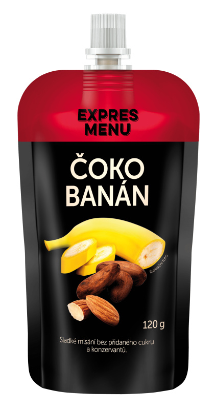 Svačinkový mls čokobanán EXPRES MENU (120 g)