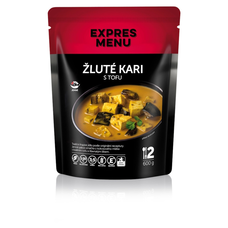 Žluté kari s tofu EXPRES MENU (2 porce)